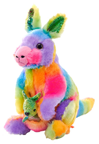 Wild Republic -  Rainbowkins Kangaroo Stuffed Animal - 12"  Stuffed Animals