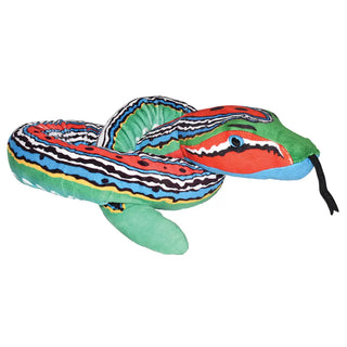 Wild Republic -  Green Blue Red Snake Stuffed Animal - 54"  Stuffed Animals