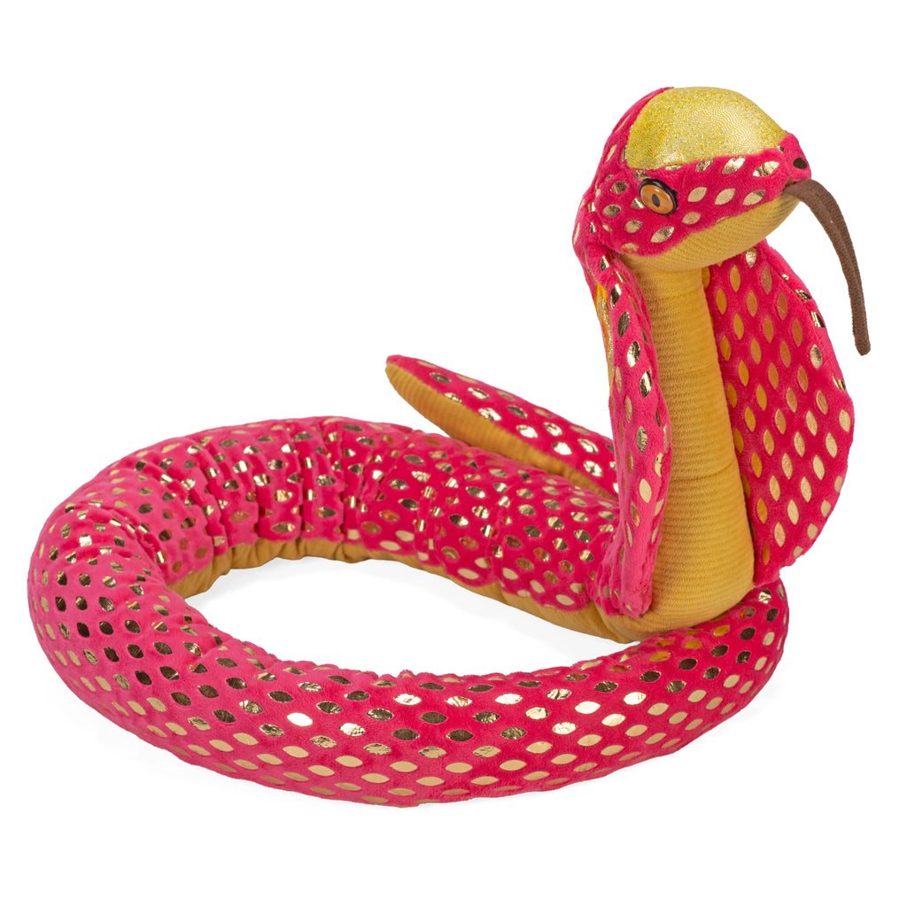 Serpent Arc-en-ciel à Pois Foilkins Wild Republic – 137 Cm, Peluche Souple En Bouteilles Recyclées