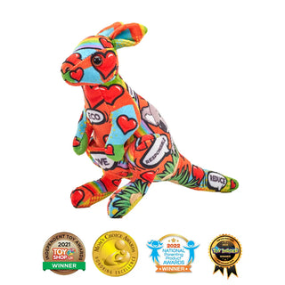 Wild Republic -  Message From the Planet Mini Kangaroo  Stuffed Animals