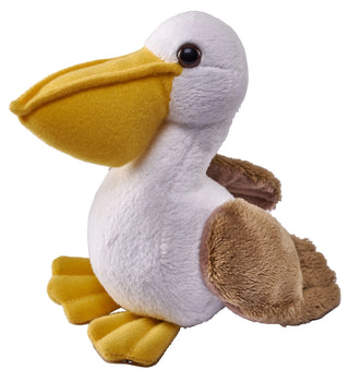 Wild Republic -  Pocketkins Eco Pelican Stuffed Animal - 5"  Stuffed Animals