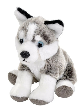 Wild Republic -  Pocketkins Eco Husky Stuffed Animal - 5"  Stuffed Animals