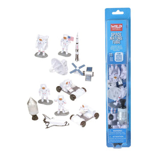 Wild Republic -  Tube of Space Figurines with Playmat  Games and Action Toys