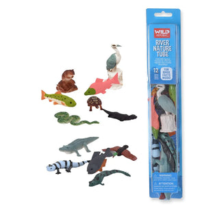 Wild Republic -  Tube of North American Figurines with Playmat  Games and Action Toys