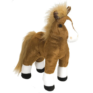 Wild Republic -  Brown Standing Horse Stuffed Animal - 12" Class  Stuffed Animals