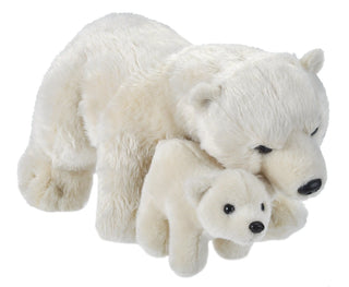 Wild Republic -  Polar Bear - Mom & Baby 12"  Stuffed Animals