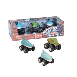 Wild Republic -  Mini Motor Headz Aquatic 3 Pack  Games and Action Toys