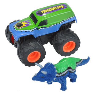 Wild Republic -  Mini Truck and Triceratops Adventure Set  Games and Action Toys