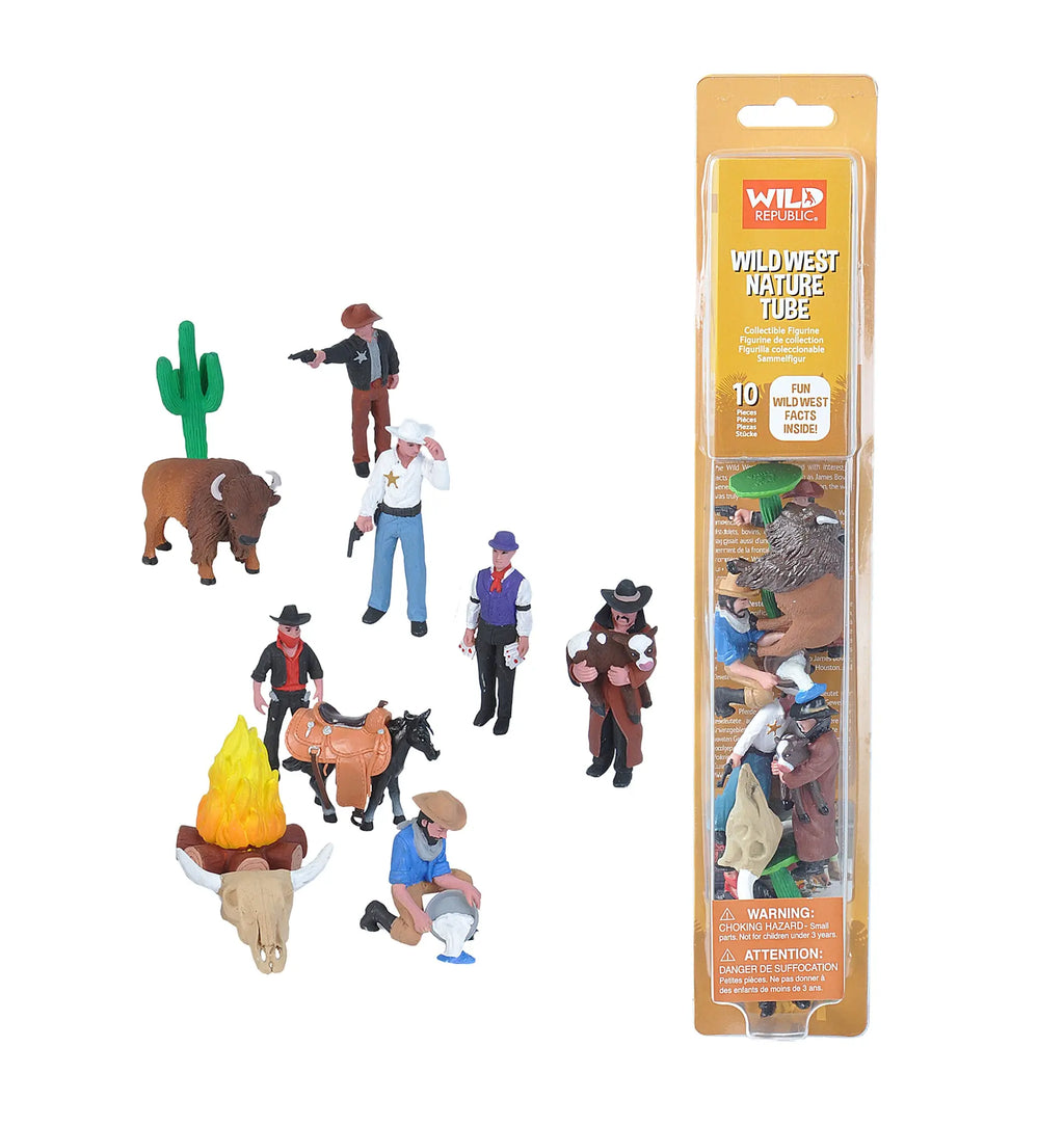 Wild Republic Tube of Wild West Figures