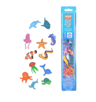 Wild Republic -  Tube of Ocean Babies Figurines  Games and Action Toys
