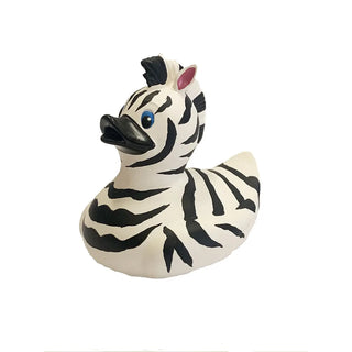Wild Republic -  Rubber Duck Zebra  Rubber Toys