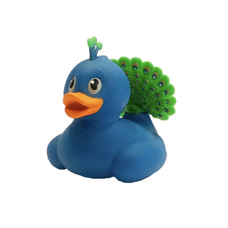 Wild Republic -  Rubber Duck Peacock  Rubber Toys