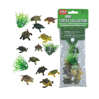 Wild Republic -  Mini Polybag of Turtle Figurines  Games and Action Toys