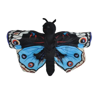 Wild Republic -  Huggers Blue Pansy Butterfly Stuffed Animal - 8"  Stuffed Animals