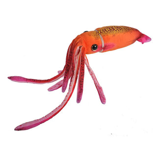 Wild Republic -  Orange Squid Stuffed Animal - 12"  Stuffed Animals