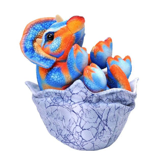Wild Republic -  Dinosauria IV Baby Egg Tricera  Stuffed Animals