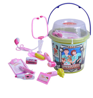 Wild Republic -  Adventure Bucket Set - Vet Animals  Games and Action Toys