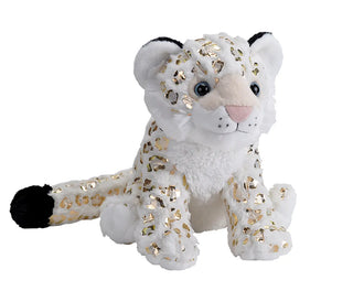 Wild Republic -  Snow Leopard Stuffed Animal - Foilkins  Stuffed Animals