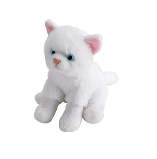 Wild Republic -  White Cat Stuffed Animal- 5"  Stuffed Animals