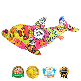 Wild Republic -  Message From the Planet Dolphin  Stuffed Animals