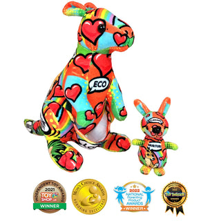 Wild Republic -  Message From the Planet Kangaroo  Stuffed Animals