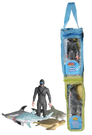 Wild Republic -  Diver & Aquatic Animal Figurines  Games and Action Toys