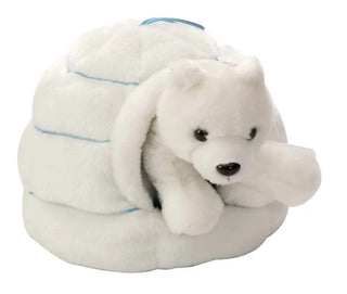 Wild Republic -  Polar Bear in an Igloo Stuffed Animal  Stuffed Animals