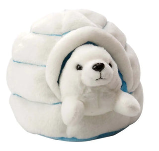 Wild Republic -  Harp Seal in an Igloo Stuffed Animal  Stuffed Animals