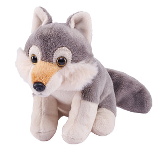 Pocketkins Eco Wolf Stuffed Animal - 5"