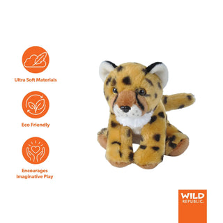 Wild Republic Cuddlekins Mini Cheetah Baby Stuffed Animal - 8" Stuffed Animals
