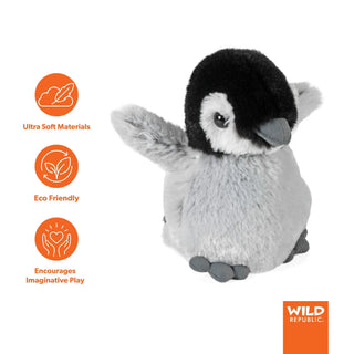 Wild Republic Cuddlekins Mini Penguin Stuffed Animal - 8" Stuffed Animals