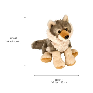 Wild Republic Cuddlekins Mini Wolf Stuffed Animal - 8" Stuffed Animals