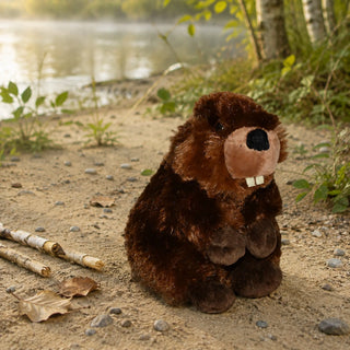 Wild Republic Cuddlekins Mini Beaver Stuffed Animal - 8" Stuffed Animals