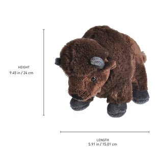Wild Republic Cuddlekins Mini Bison Stuffed Animal - 8" Stuffed Animals
