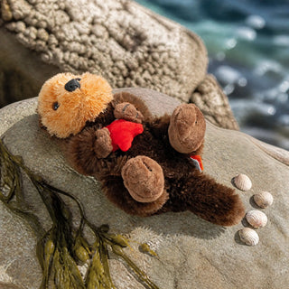 Wild Republic Cuddlekins Mini Sea Otter Stuffed Animal - 8" Stuffed Animals