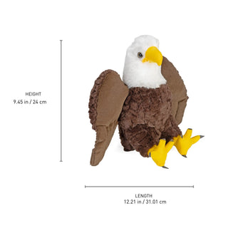 Wild Republic Cuddlekins Bald Eagle Stuffed Animal - 12" Stuffed Animals