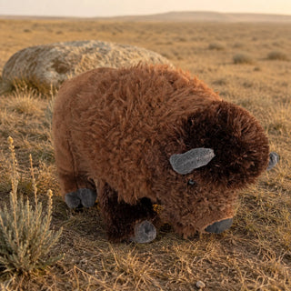 Wild Republic Cuddlekins Bison Stuffed Animal - 12" Stuffed Animals
