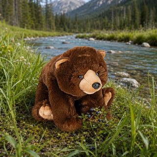 Wild Republic Cuddlekins Brown Bear Stuffed Animal - 12" Stuffed Animals