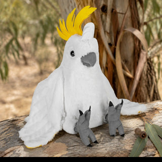 Wild Republic Cuddlekins Cockatoo Stuffed Animal - 12" Stuffed Animals