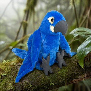 Wild Republic Cuddlekins Hyacinth Macaw Stuffed Animal - 12" Stuffed Animals