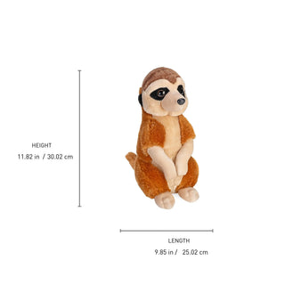 Wild Republic Cuddlekins Meerkat Stuffed Animal - 12" Stuffed Animals