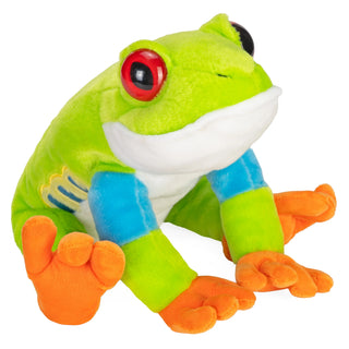   Wild Republic -  Red Eyed Trey Frog Stuffed Animal - 12"  Stuffed Animals
