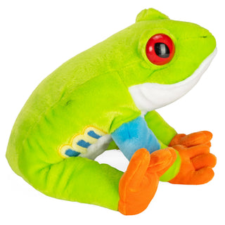   Wild Republic -  Red Eyed Trey Frog Stuffed Animal - 12"  Stuffed Animals