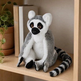 Wild Republic Cuddlekins Ring Tailed Lemur Stuffed Animal - 12" Stuffed Animals