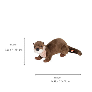 Wild Republic Cuddlekins River Otter Stuffed Animal - 12" Stuffed Animals