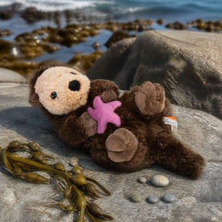 Wild Republic Cuddlekins Sea Otter Stuffed Animal - 12" Stuffed Animals