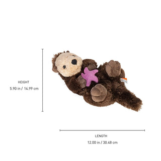 Wild Republic Cuddlekins Sea Otter Stuffed Animal - 12" Stuffed Animals