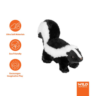 Wild Republic Cuddlekins Skunk Stuffed Animal - 12" Stuffed Animals