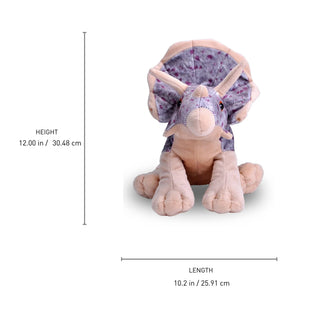 Wild Republic Cuddlekins Triceratops Stuffed Animal - 12" Stuffed Animals