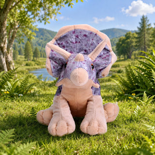 Wild Republic Cuddlekins Triceratops Stuffed Animal - 12" Stuffed Animals